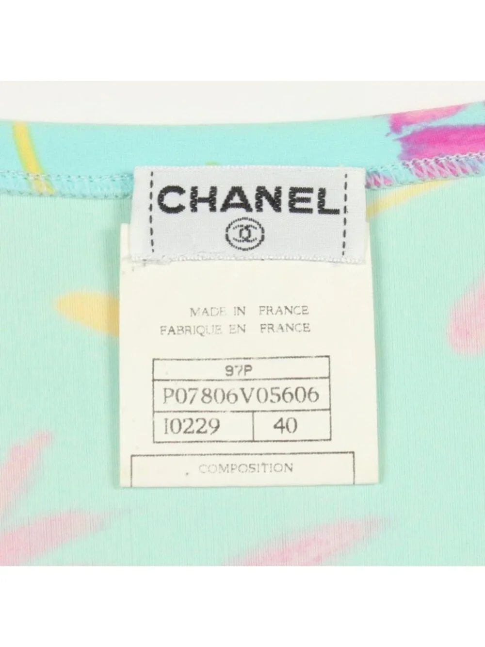 Chanel Dress Allover Sleeveless Nylon